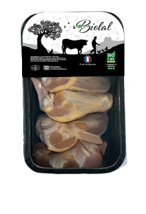 Ailes de poulet issu de l'élevage naturel delicial