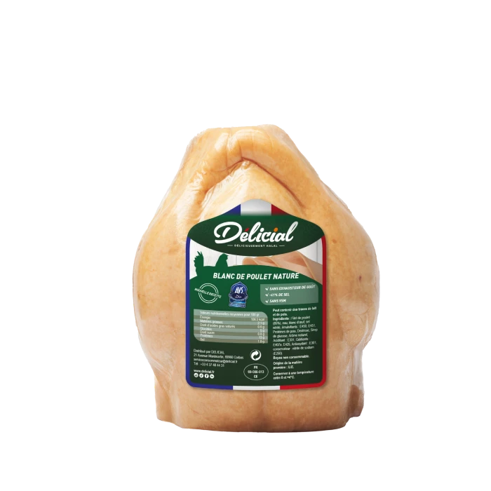 Blanc de poulet nature halal AVS Délicial